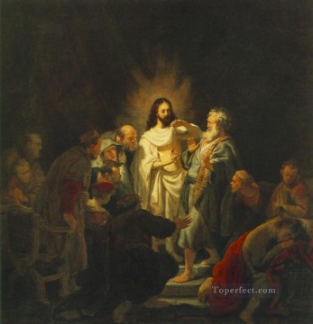 Rembrandt van Rijn Painting - La incredulidad de Santo Tomás Rembrandt